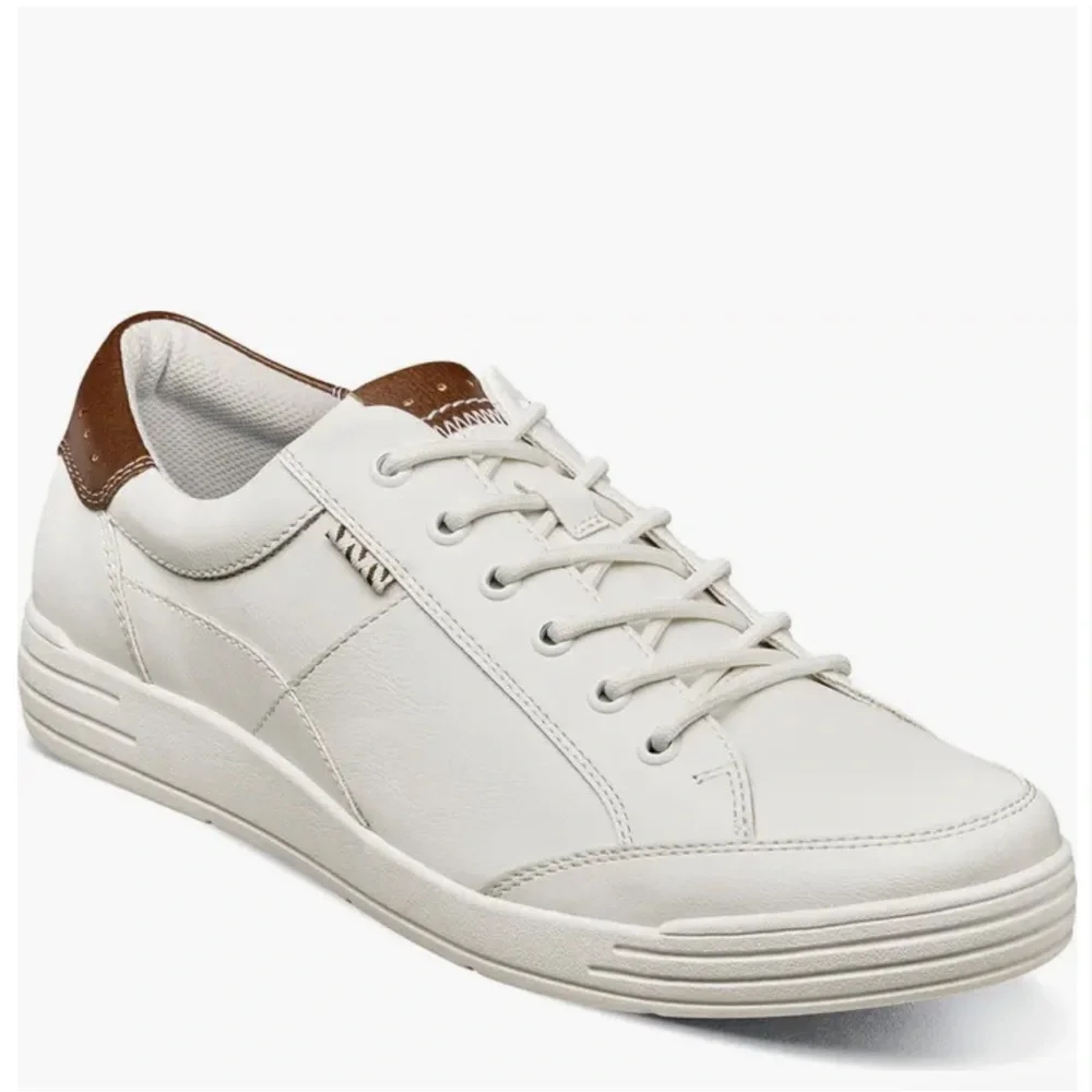 NUNN BUSH Kore City Walk Lace up Men's White Sneakers Size 10